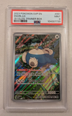 Snorlax 051 Sv: Scarlet & Violet Promo Cards Holo - Image 1