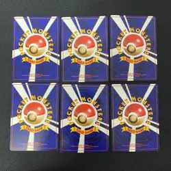 neo gene 1999 Normal Card Set of 6 Japanese Pokemon Card Old Back s007376 - Image 2