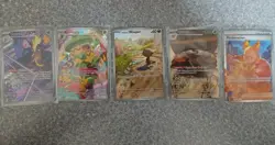Pokemon Nintendo PAL holo and regular card lot of 5 – Toxtricity, Ludicolo - Image 1