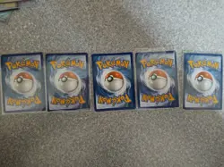 Pokemon Nintendo PAL holo and regular card lot of 5 – Toxtricity, Ludicolo - Image 2
