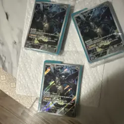 N's Zekrom Holo Pokemon TCG Card Lot - 3 English Standard Size Collectible Cards - Image 1