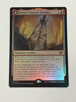 MTG Brass's Tunnel-Grinder The Lost Caverns of Ixalan Foil MP - Image 1