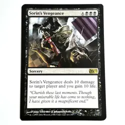 Sorin's Vengeance 111 R Magic 2012 (M12) Magic the Gathering MTG LP - Image 1