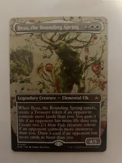 Beza, the Bounding Spring (Borderless) Bloomburrow Regular - Image 1