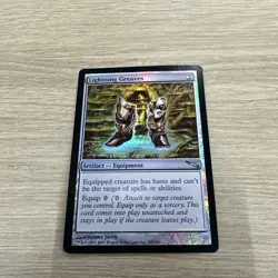 Lightning Greaves - Foil • Mirrodin Set LP MTG Commander Staple Artifact - Image 1