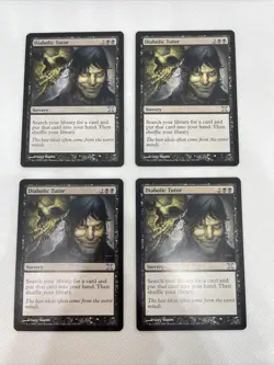 MTG 4x Diabolic Tutor 10th Edition LP Regular FREE SHIPPING - Image 1