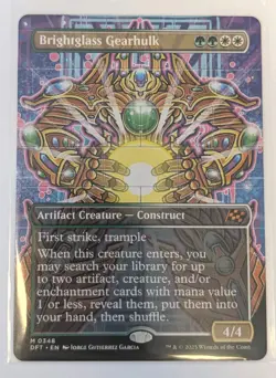 Brightglass Gearhulk (Borderless) Aetherdrift - MTG MYTHIC - Image 1