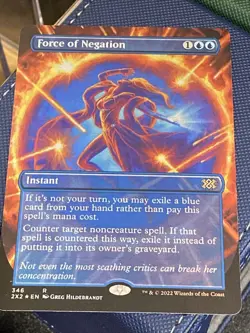 Force of Negation (Borderless) Double Masters 2022 Regular - Image 1