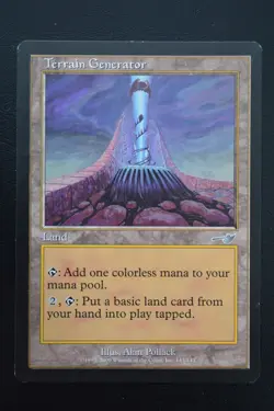 Magic The Gathering MTG TERRAIN GENERATOR Nemesis LP Lightly Played - Image 1