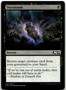 MTG Disentomb C Core Set 2020 322 LP - Image 1