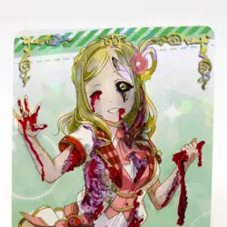 ZOMBIE Token - Altered Goddess Story Waifu - Hand painted altered - inks foil - Image 5