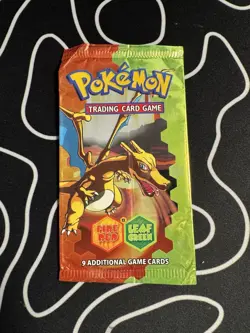 Pokemon Ex Fire Red Leaf Green Charizard Vintage Booster Pack New Empty - Image 1