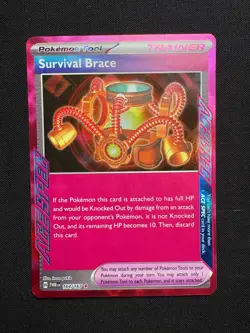 Survival Brace 164/167 Ace Rare LP-NM - Pokemon TCG Twilight Masquerade TWM Tool - Image 1