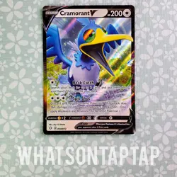 Pokemon Card Cramorant V 054/072 Ultra Rare Sword Shield Shining Fates Singles - Image 1