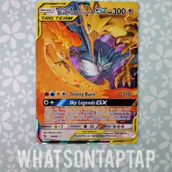 Pokemon Card Moltres Zapdos Articuno GX 44/68 Sun Moon Hidden Fates Singles NM - Image 1