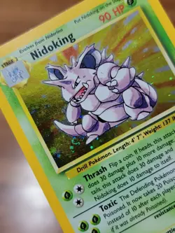 1999-2000 Pokemon Nidoking Holo Base Set 2 Card 11/130 Rare 2nd Edition - MP!! - Image 4