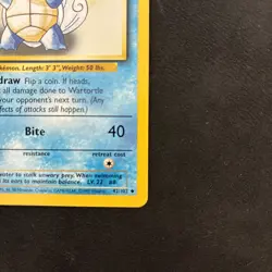 Pokemon TCG: Wartortle 42/102 Uncommon Base Set Unlimited 1999 VTG WOTC NM - Image 4