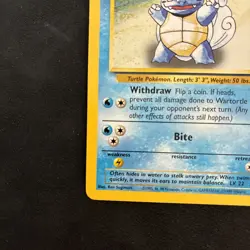 Pokemon TCG: Wartortle 42/102 Uncommon Base Set Unlimited 1999 VTG WOTC NM - Image 5