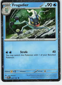 Frogadier - (Cosmos Holo) 057/197 Promo Obsidian Flames NM Pokemon - Image 1