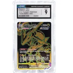 CGC 9 Pokemon Card Rayquaza Vmax TG29/TG30 Silver Tempest English Karte [9] - Image 1