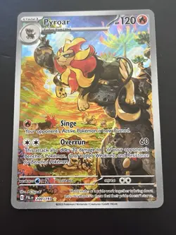 Pyroar 200/193 Illustration Rare Paldean Fates Pokemon Card NM - Image 1