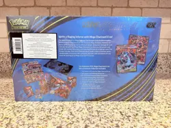 Pokemon Mega Charizard X ex Ultra Premium Collection Box Sealed New UPC Crease - Image 2