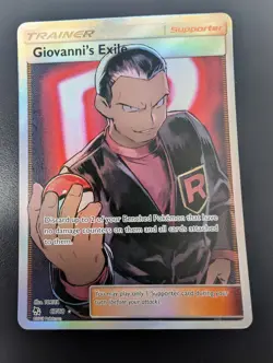 Pokemon TCG Giovanni's Exile (Full Art) Ultra Rare Hidden Fates 67/68 - Image 4