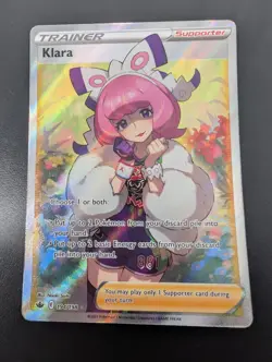 Klara #194/198 Chilling Reign 2021 Rare Ultra Holo NM/LP Pokemon TCG - Image 4