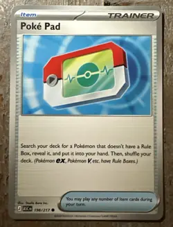 2026 Pokemon Mega Evolution Ascended Heroes Poke Pad Trainer Common NM 198/217 - Image 1