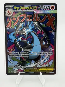 Pokemon Mega Charizard X ex 023 Me: Mega Evolution Promo Holo EX Stage 2 360 HP - Image 1