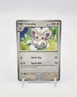 Cinccino Uncommon Pokemon TCG Temporal Forces 137/162 - Image 1