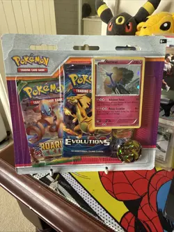 Pokemon TCG: Roaring Skies/Evolutions/Steam Siege 3 Pack Blister - Xerneas Promo - Image 1