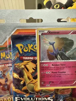 Pokemon TCG: Roaring Skies/Evolutions/Steam Siege 3 Pack Blister - Xerneas Promo - Image 3