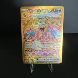 Charizard ex 228/197 Gold Secret Rare Obsidian Flames OBF Pokemon TCG - Image 1