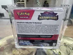 Pokemon Scarlet & Violet TWILIGHT MASQUERADE Booster Box Sealed w Acrylic Case - Image 4