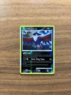 Pokemon TCG Honchkrow Mysterious Treasures 10/123 Reverse Holo Rare - LP - Image 1