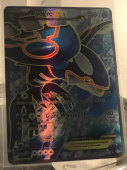 FULL ART Kyogre EX ULTRA RARE Pokemon TCG 148/160 XY Primal Clash - MP - Image 1