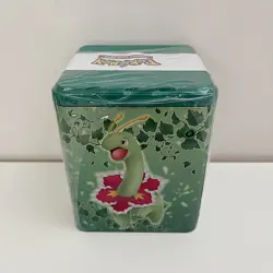Pokemon TCG: Grass Stacking Tin 3 Booster Packs And Coin - Image 2