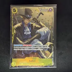 Sabo P-073 Promo Foil 5000 Power Dressrosa Revolutionary Army One Piece CCG - Image 1