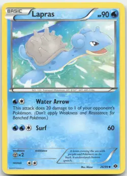 Lapras 26/99 Next Destinies Pokemon Card LP - Image 1