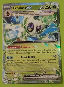 Froslass ex 003/182 Paradox Rift Double Rare HOLO Pokemon Card - Image 1