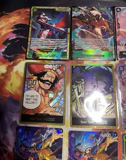 One Piece TCG Alternate Art, Gold DON!! Card Lot Of 15 NM - Image 2