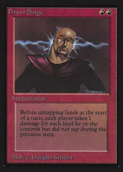 Power Surge NM Collectors' Edition MTG Magic the Gathering Red English Card - Image 1