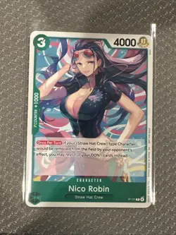 Nico Robin P-111 Heroines Edition Promo One Piece Card English Near Mint - Image 1