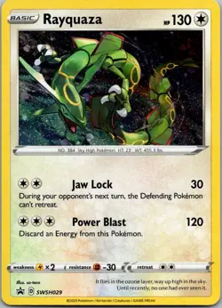 Rayquaza - Promo SWSH: Sword & Shield Promo Cards SWSH029 NM - Image 1