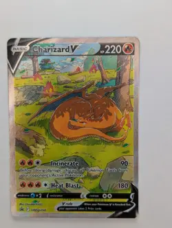 Pokemon TCG Charizard V SWSH260 Black Star Promo Card NM - Image 1