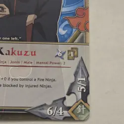 Kakuzu #1317- Rare 1st Edition Foil Naruto Bandai CCG Card - Image 2