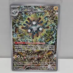 Pokemon TCG Magneton 159 Sv: Scarlet & Violet Promo Cards Holo Full Art - Image 1
