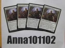 Wyrm's Crossing Patrol x4 4x Baldur's Gate White COM Creature Human Soldier MTG - Image 1