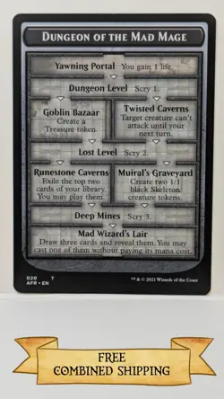 Dungeon of the Mad Mage Goblin Double-Sided Token Adventures in the Forgotten - Image 1